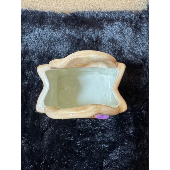 Bella Casa By Ganz Ceramic Purse Vase With Woman Design & Lavender - Picture 5 of 7